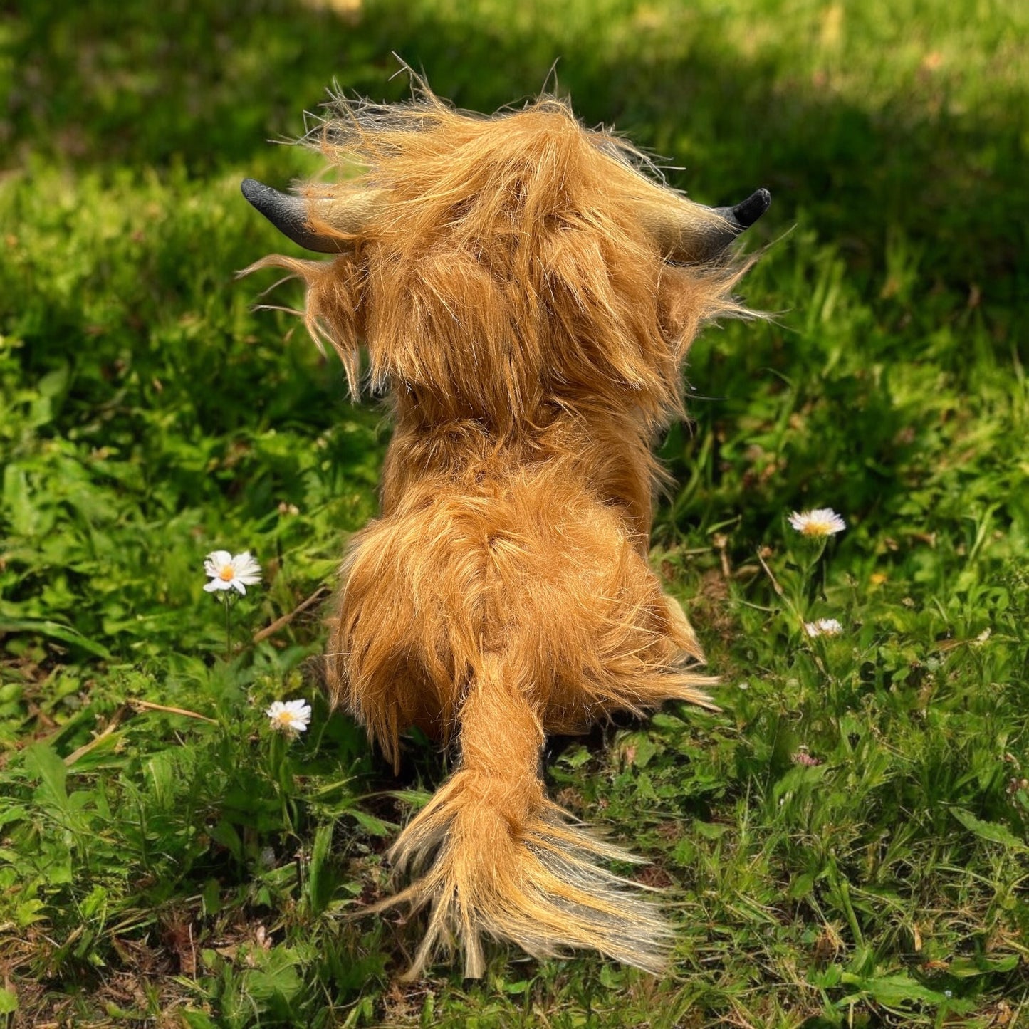 Plush Highland Cow, shaggy and cute 23cm tall