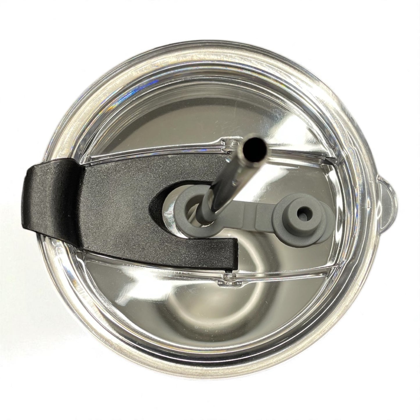 20oz Tumbler "Black Fell/Dales type floral pony head" horse cup with straw (110)